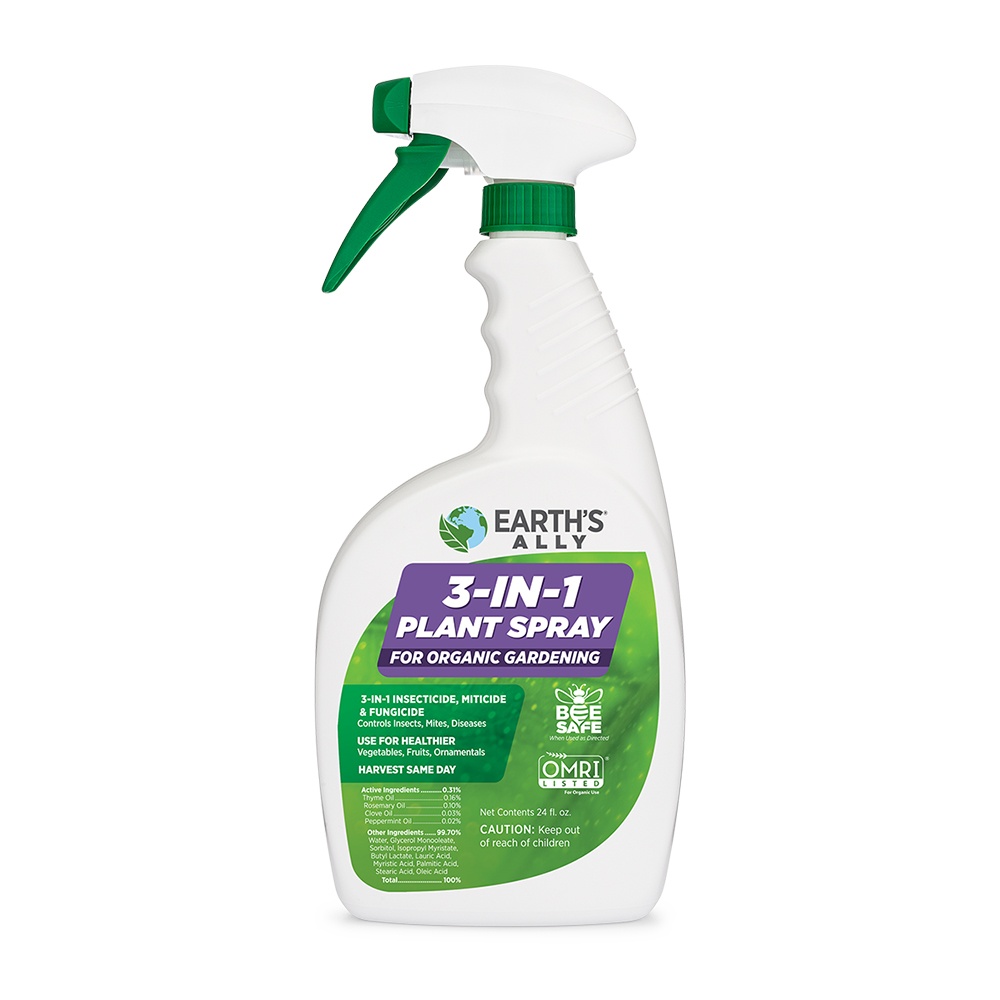 Earth's Ally 3-1 Plant Spray RTU 24oz, 6 per case - Fungicides